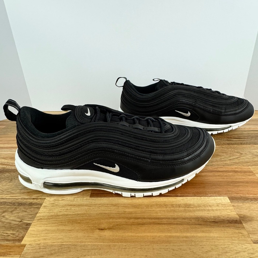Nike Air Max 97 Black with White Accents - Picture 6 of 9